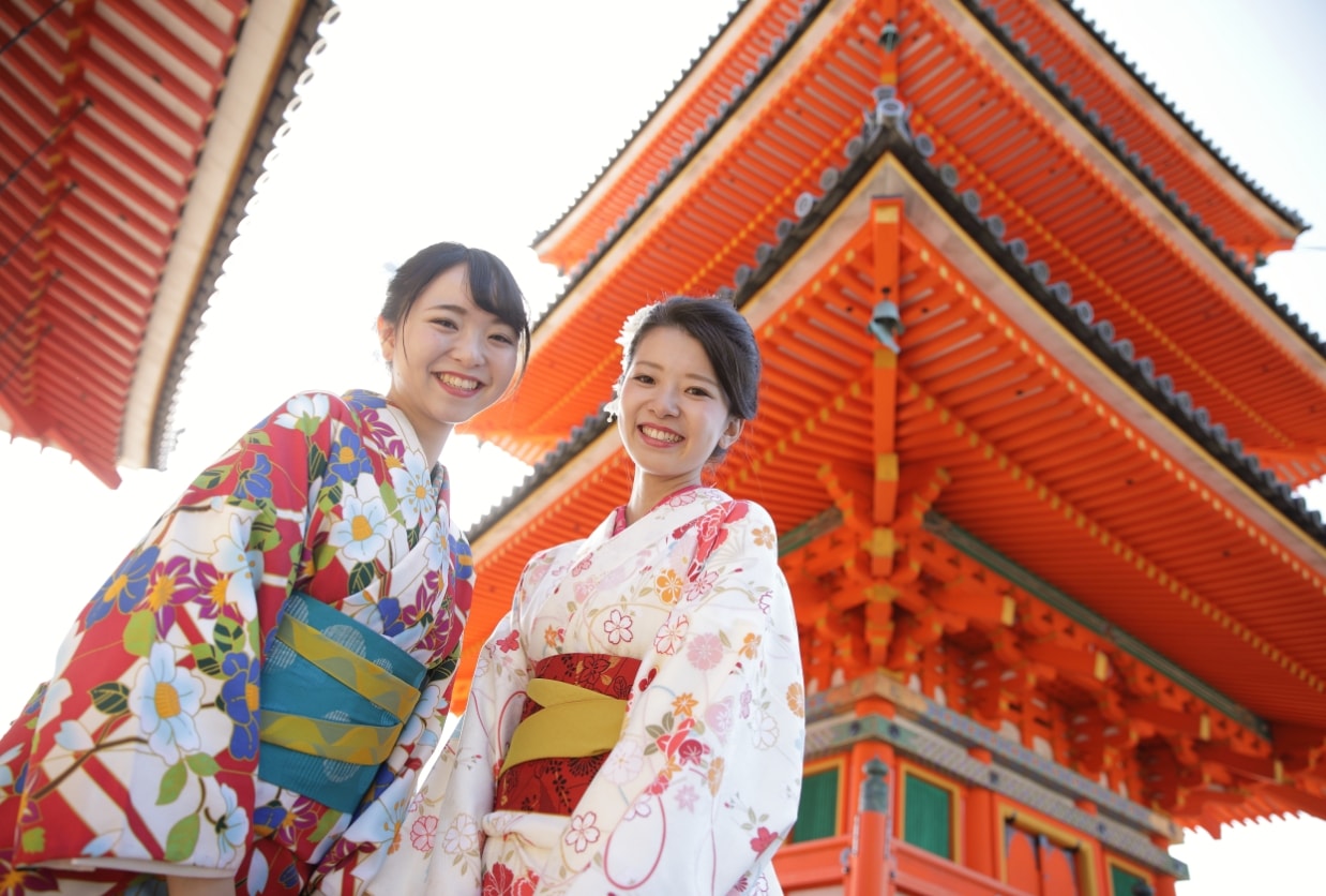 和華のレンタル着物とレンタル浴衣で京都観光